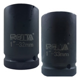 Soquete De Impácto 1 Polegada Medio Chave 32mm E 33mm 