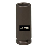 Soquete De Impacto Sextavado Longo Encaixe 1 2 17 Mm Sigma Cromo Molibdênio Ponteira Chave Parafusadeira Pneumática