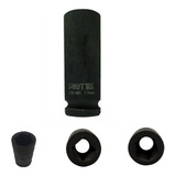 Soquete De Impacto Sextavado Longo Encaixe 1 2 X 17 Mm