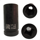 Soquete De Impacto Sextavado Longo Encaixe 1 Pol 32mm