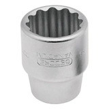 Soquete Estriado 30 Mm Com Encaixe 3 4   Gedore