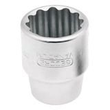 Soquete Estriado 50 Mm Encaixe 3 4 D32 50 Gedore Cor Prateado