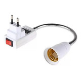 Soquete Flexível E27 Adaptador Lâmpada Tomada 20cm Bestfer