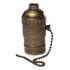 Soquete Pendente E27 Antigo Retro Vintage Bronce Corrente
