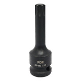 Soquete Torx Longo T55 De Impacto Encaixe De 1 2 Pro 12t55