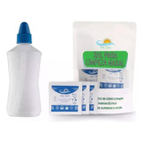 Soro Fisiologico Lavagem Nariz Kit 120 Frasco Nasal 250ml Cor Verde limão