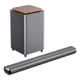 Soundbar Aiwa Awsbh23ww 2 1 1600 Watts Com Bluetooth Hdmi Usb Cinza
