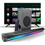 Soundbar Home Theater Bluetooth Para Tv Bivolt Regua Brinde
