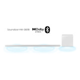 Soundbar Samsung Hw s801b Com 3 1 2 Canais Cor Branco 110v 220v