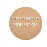 Sousplat circulo base Mdf 35cm Kit