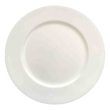 Sousplat Redondo Branco Polipropileno 33cm Rafimex