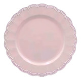 Sousplat Redondo Rosa Polipropileno