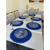 Sousplat Sulpa De Crochê Kit 8 Peças Oferta Do Dia