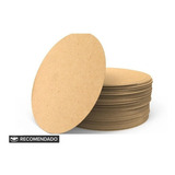 Sousplat Supla Suplat 30 Cm Mdf 3mm kit C 20 Unid Cor Cru