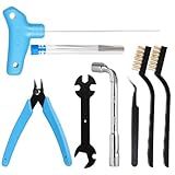 Sovol Kit De Ferramentas De Impressora 3D 17 Peças De Acessórios Para Impressora 3D Com Ferramenta De Limpeza De Bocal Extrusora Tamanho L Peças De Limpeza De Bocal De 0 4 Mm Chave Multifuncional