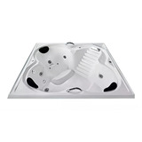 Spa Banheira Montenegro Quadrada 160x160 14 Jatos Completa 