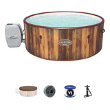 Spa Inflável Bestway Helsinki 1 123l Bomba 220v Capa Cor Marrom