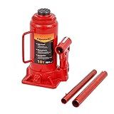 Sparta Macaco Hidráulico Tipo Garrafa De 10 Toneladas Com Elevação De 200 385 Mm