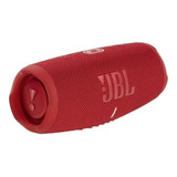Speaker Jbl Charge 5 Com 30 Watts Rms Bluetooth Usb Vermelho