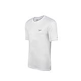 Speedo T-shirt Basic Interlock Uv50, Camiseta Manga Curta Feminino, Branco (white), M
