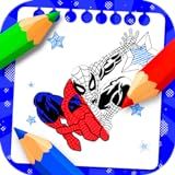 Spider Super Heroes Coloring