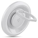 Spigen O Mag Ring  Atualizado  Suporte De Celular Magnético Projetado Para Magsafe  IPhone 14 13 12    Branco
