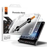 Spigen Protetor De Tela De Vidro Temperado GlasTR EZ FIT Projetado Para Mercedes Benz C Class 2022 Painel Touchscreen Transparente