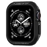 Spigen Rugged Armor Projetado Para Apple Watch Case Series 8 SE2 7 6 SE 5 4 45mm 44mm Preto