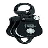 Spin L2 Polia Dupla Com Destorcedor Cor Preta Petzl