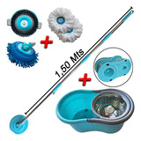 Spin Mop 360 Esfregão Cesto Inox