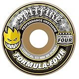 Spitfire Roda De Skate Formula Four Cônica 99du 53 Mm 53 Mm Branco Amarelo