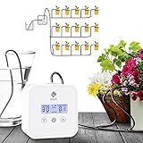 SPlant Bomba Atualizada Kit De Irrigação Por Gotejamento Automático Lcd Para 15 Plantas Dispositivo De Sistema De Auto Irrigação De Plantas Diy Temporizador De Água Digital Programável Regador Para