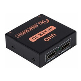 Splitter 1x2 Distribuidor De Sinal Hdmi 3d 4k Duplicado Tv