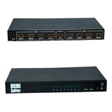 Splitter Hdmi 1x8 Hd 4k 30hz 4k X 2k Video Distribuidor