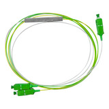 Splitter Óptico Plc 1x2 Conectorizado Sm Sc apc