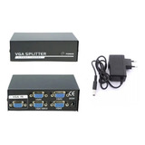 Splitter Vga 1x4 Distribuidor / Divisor De Sinal De Video