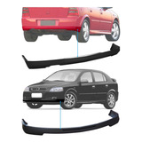 Spoiler Dianteiro Traseiro Astra Hatch 03 À 11 Preto Tg Poli