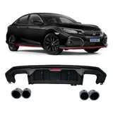 Spoiler Difusor Traseiro Honda