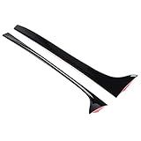 Spoiler Do Telhado Lateral Abds Plástico Brilho Preto Preto Teto Lateral Lateral Spoiler Lateral Spoiler Para Mk5 6r 6c Padrão 2009 2017