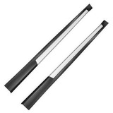Spoiler Lateral Universal Sport Road Preto C Prata 1 Linha