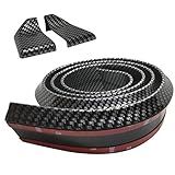Spoiler Traseiro Universal Para Carro 4 9 Pés 1 5 M De Comprimento Preto De Fibra De Carbono Kit De Spoiler Traseiro Universal Serve Para A Maioria Dos Carros Instalação Sem Perfuração