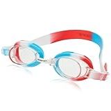 Sporti Óculos Anti Embaciamento Swirl Jr Lente Transparente Armação Vermelha Branca Azul