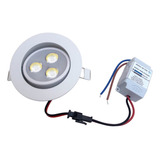 Spot De Led 3w Branco Quente 12v 24v Para Motor Home Trailer