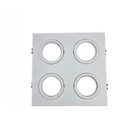 Spot Embutir Quadrado Branco Lisse 4x