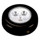Spot Lanterna Led Luz Interior Preto Touch Click 2 Peças