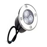 Spot Led Balizador Chão Piso 5w Embutir Branco Quente 3000K