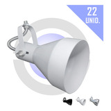 Spot Luminária Trilho P Lampada Par30 Led E27 22 Unid Cor Branca 110v 220v