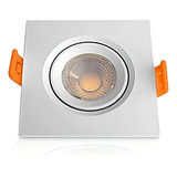 Spot Quadrado Embutir Super Led 5w Branco Quente Ourolux Cor Branco Quente 3000k Bivolt