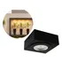Spot Sobrepor Slim Teto Beiral 5w Preto Externo Interno Led Frio