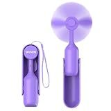SPOVEN Ventilador Portátil Portátil Mini Ventilador De Mão Dobrável Com Bateria Recarregável USB Pequeno Ventilador De Bolso Pessoal Para Meninas Mulheres Homens Ao Ar Livre Viagens Roxo 